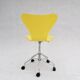 Model 3117 office swivel chair in yellow by Arne Jacobsen for Fritz Hansen, 1995