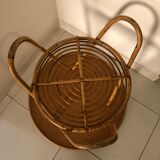 Bamboo and ceramic coffee table Audoux Minet