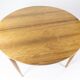 Dining table in rosewood of danish design from the 1960s.