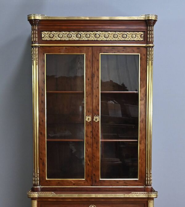 Scriban Bibliothèque en Acajou, style Louis XVI – Milieu XIXe