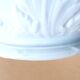 Cache pot Limoges in white porcelain