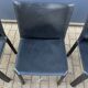 4 black Cassina Cab chairs by Mario Bellini