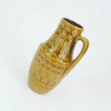 scheurich mid century VASE 1960s decor hellas ochre glaze model 423-25