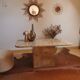 Table basse vintage travertin