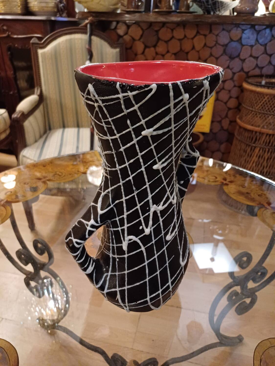 Beautiful Vintage Vase, Vallauris Ceramics 1950, 1960