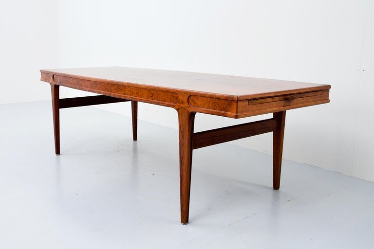 Rosewood coffee table by Johannes Andersen Denmark 1960s