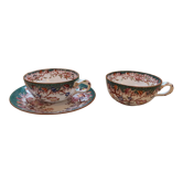 2 cups and 1 saucer Sarreguemines