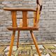 Chaise fauteuil Bombenstabil année 1960