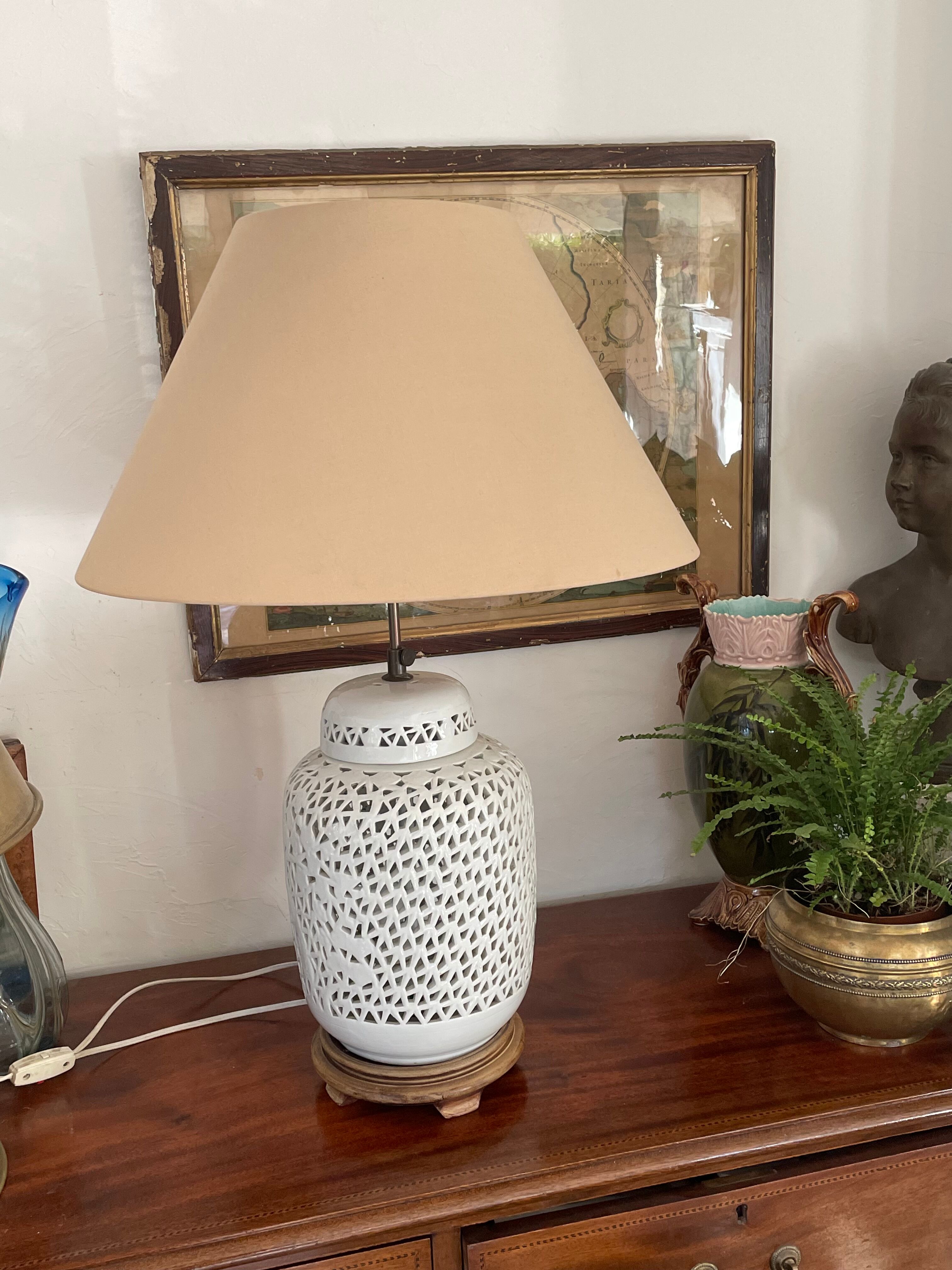 Vintage ceramic lamp