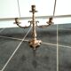 Tripod chandeliers with 3 candles