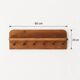 Handcrafted wall coat rack