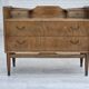1970s, Danish chest of drawers, beech wood.