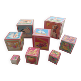 Cubes empilables en bois