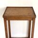 Vintage 50's side table or side table Solid wood Traces of use Accidents on the rear edge