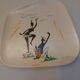 Plat en céramique vintage 60'S