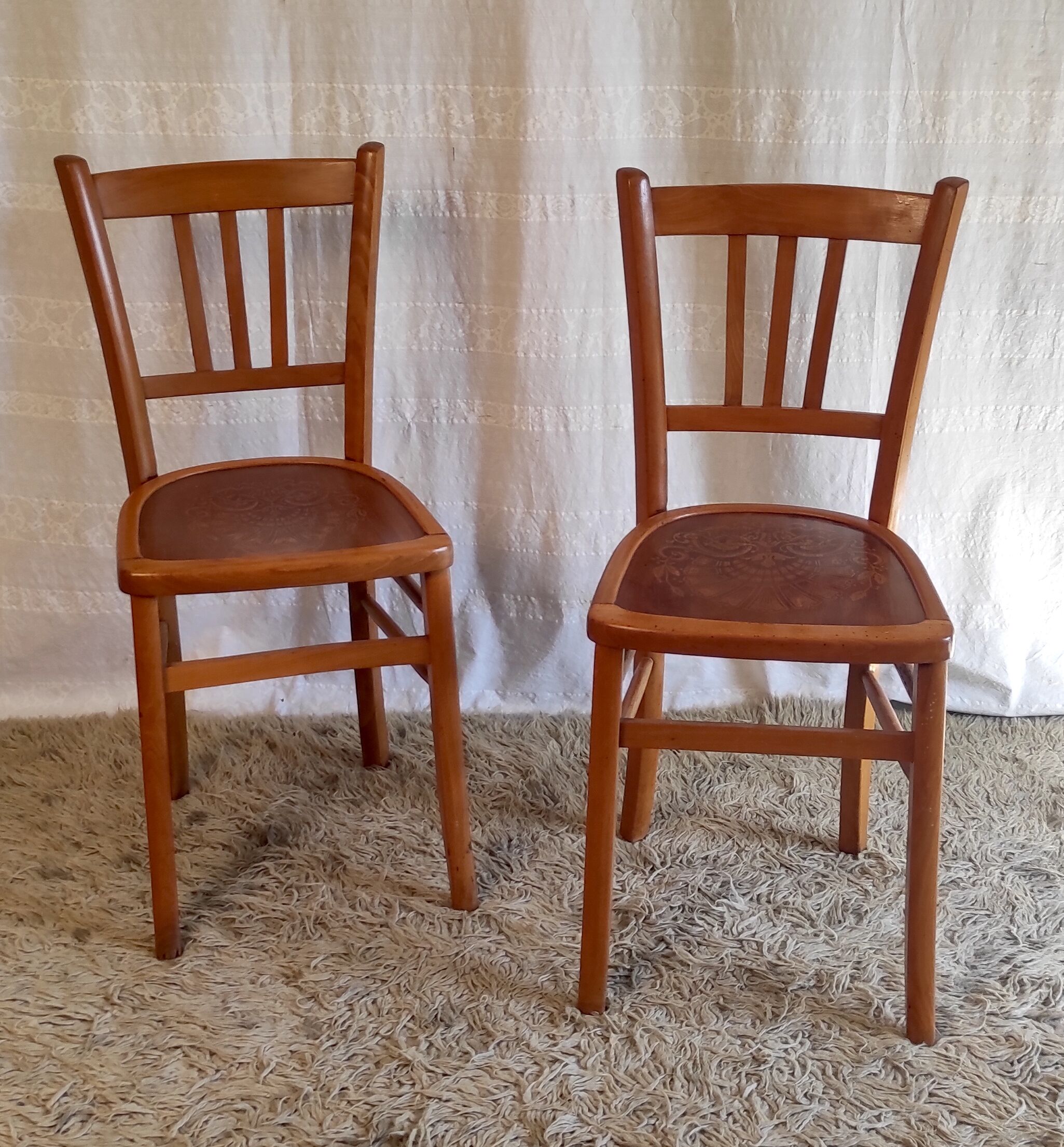 Duo of bistro chairs Luterma – 60s