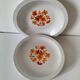 6 flower power plates from the 70s