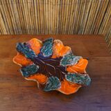 Vintage orange Vallauris dish