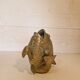 Vase poisson en laiton