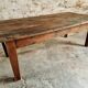 Table basse en châtaignier, France début du XIXe siècle