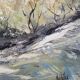 Oil painting on canvas by "Roger NEDELEC" "Ménerbes" 50x65 cm