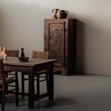 Bonnetière alpine en sapin – Piémont, XVIIIᵉ siècle, art populaire