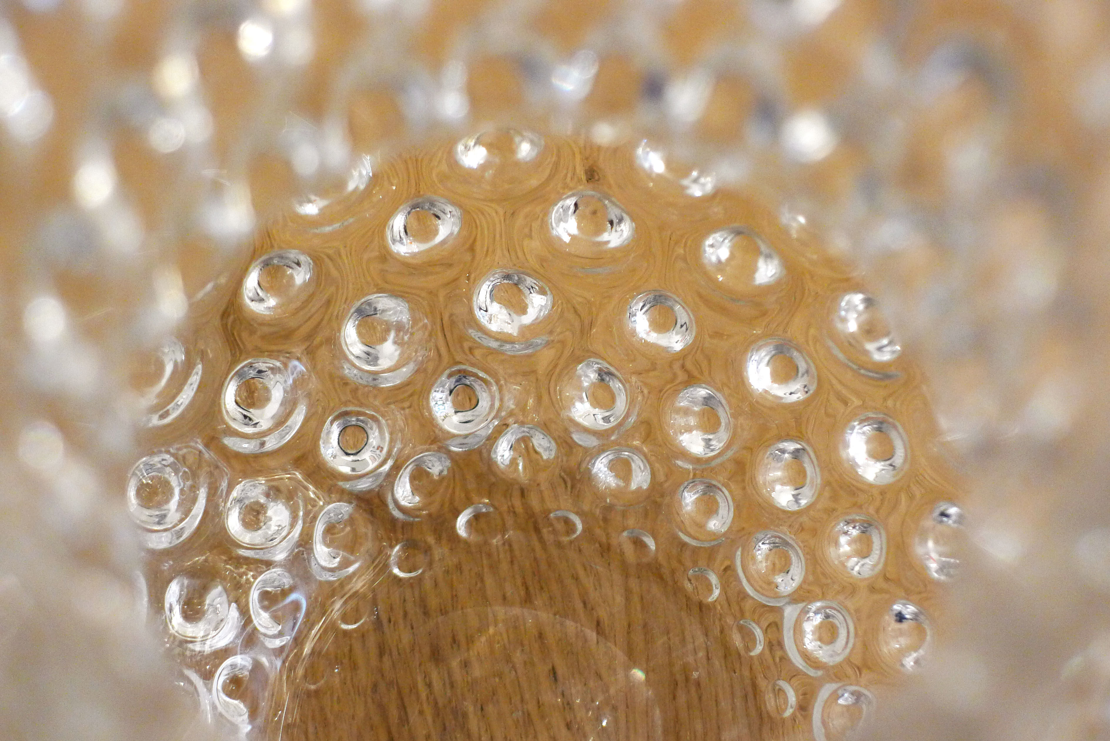 Small pitcher with raised pimples