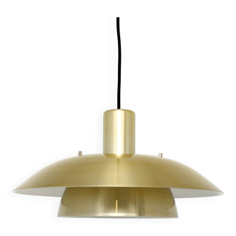 Lampe vintage en laiton, Danemark années 60