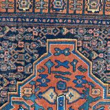 Tapis ancien persan d’orient senneh fait main 102x139 cm