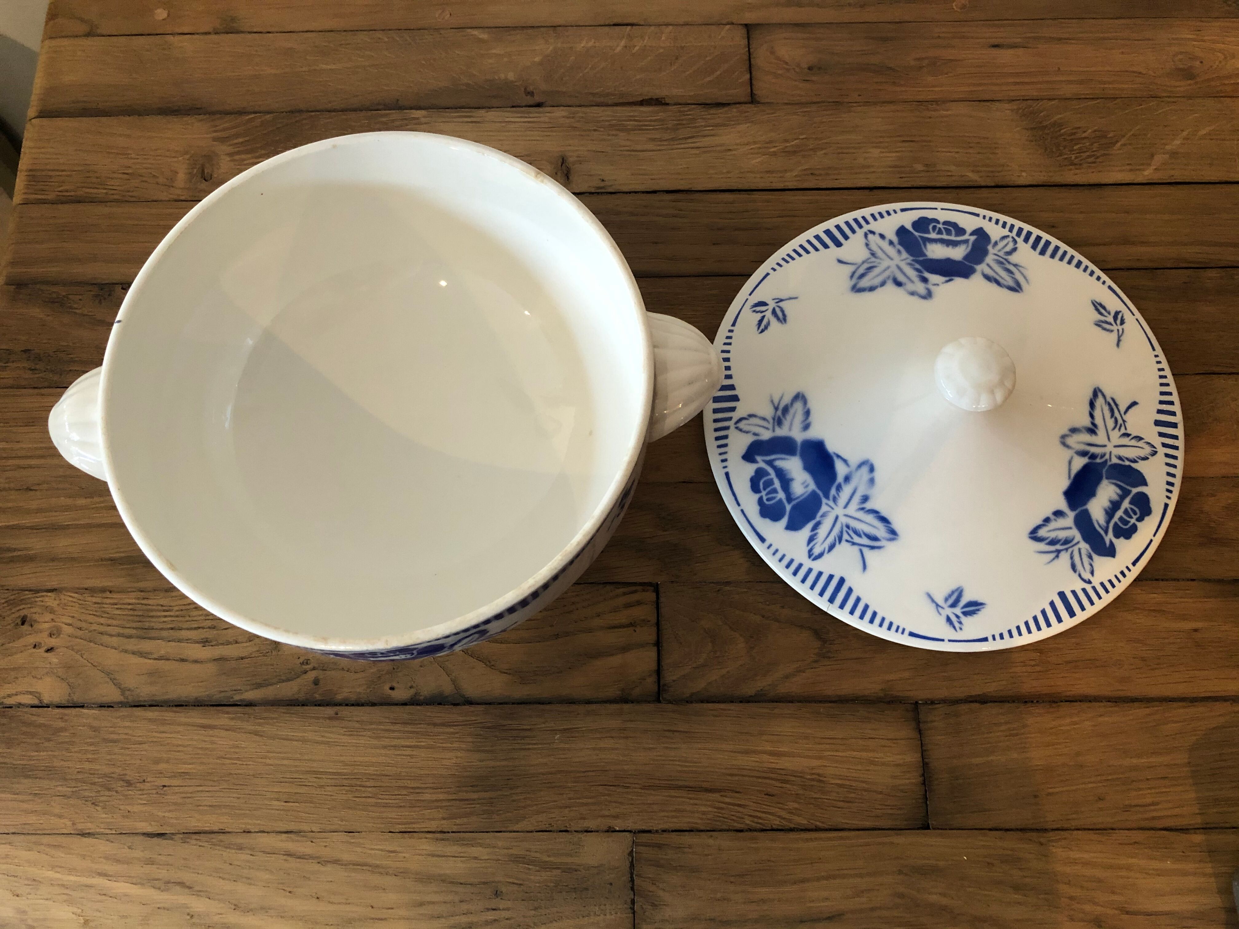 Vintage soup, Digoin Sarreguemines, Model Algar