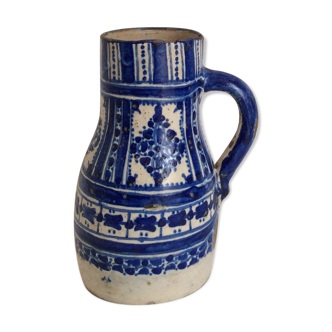 Pitcher "Ghorraf" in earthenware of Morocco, XlX century
