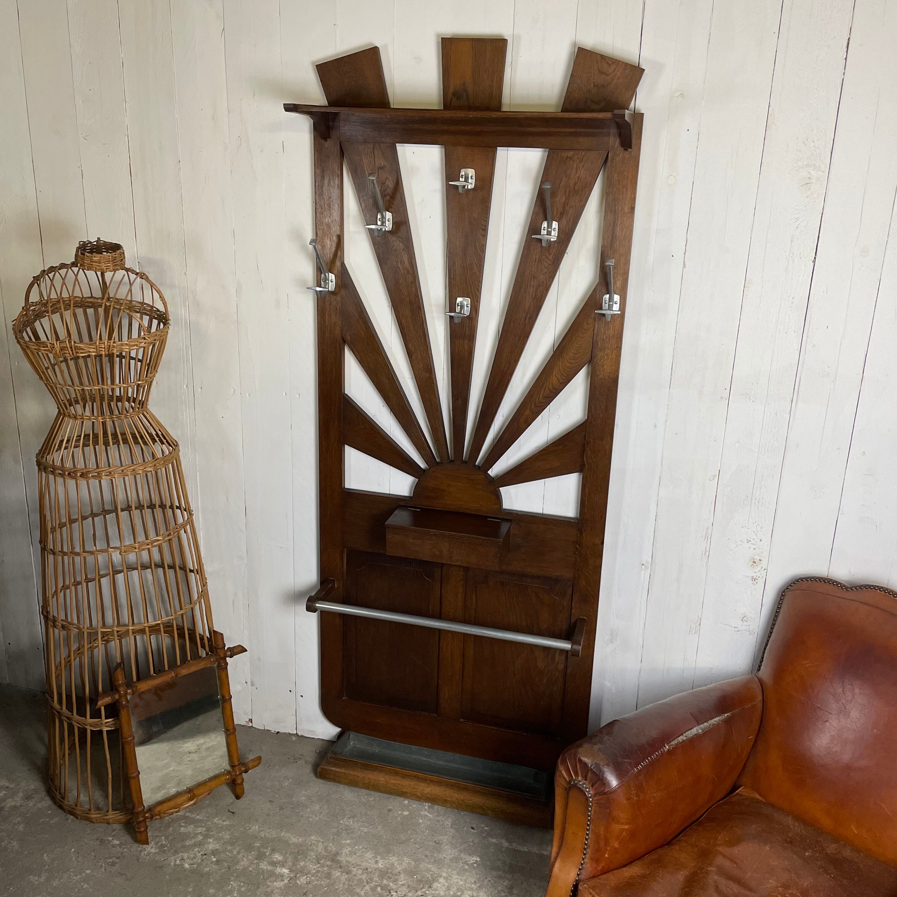 Coat rack art deco cloakroom