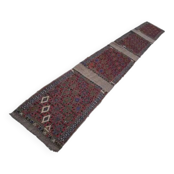 Tapis de couloir turc vintage 54x406 cm