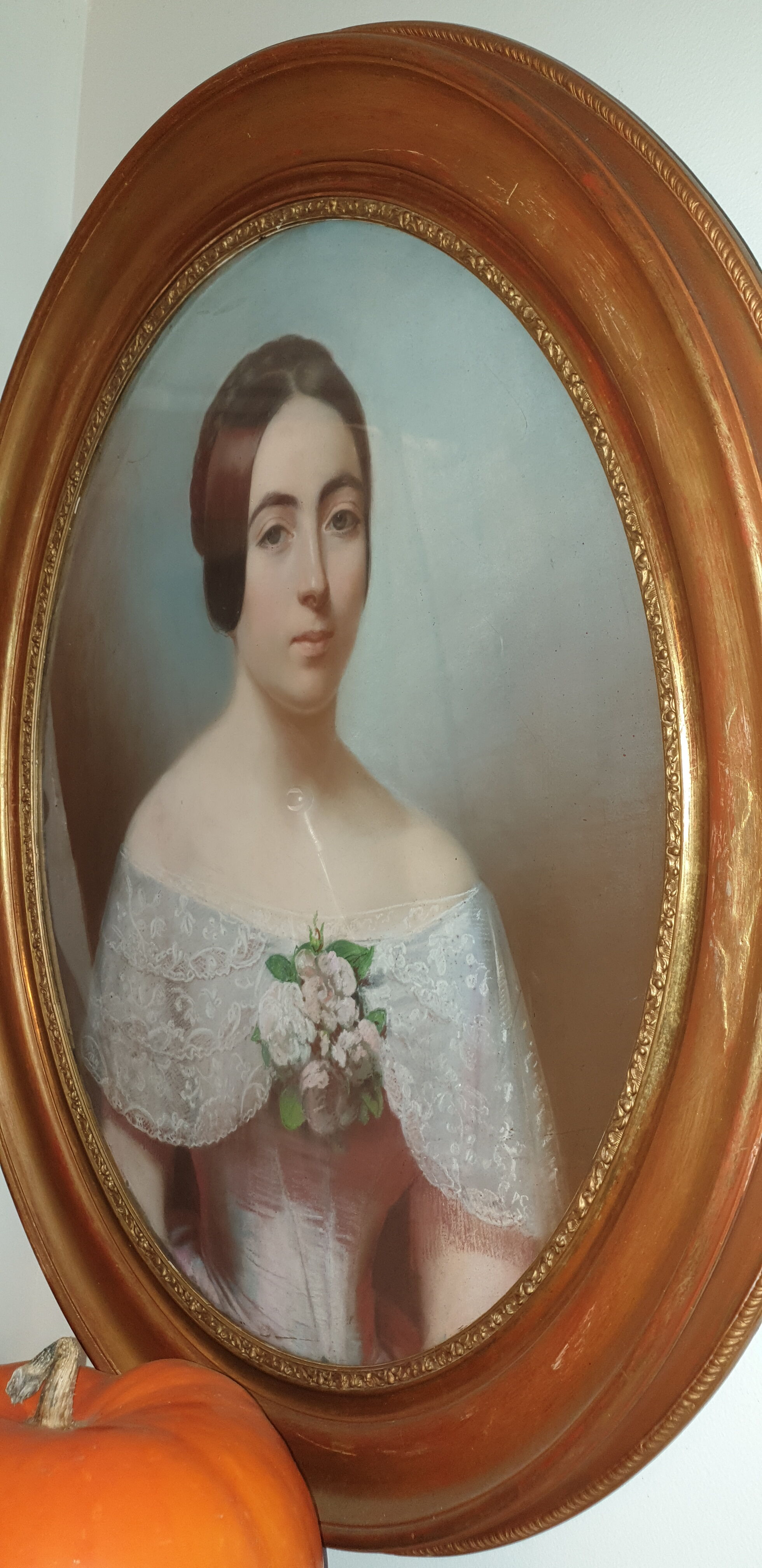 Pastel portrait XIXéme