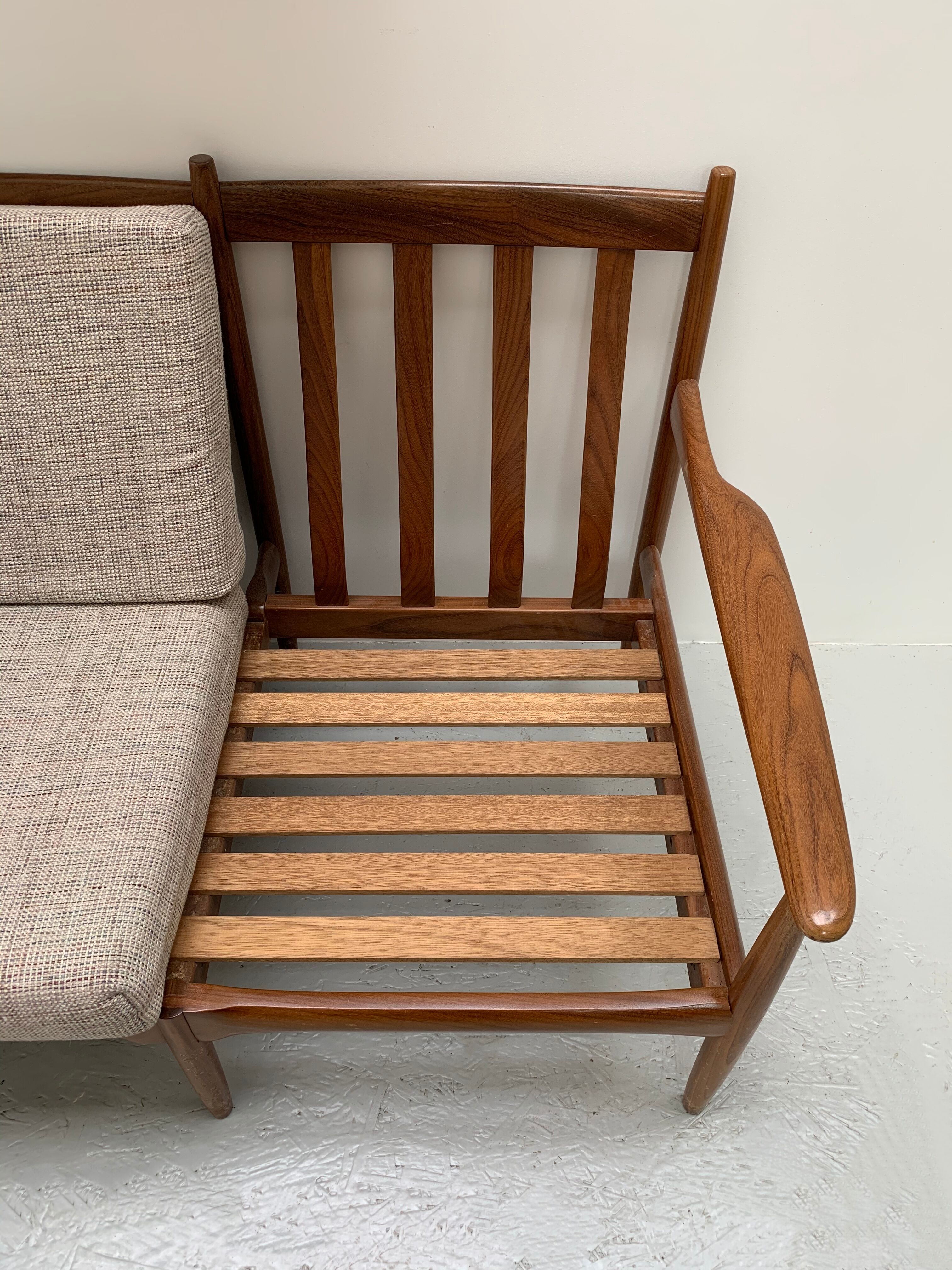 Vintage Scandinavian banquette