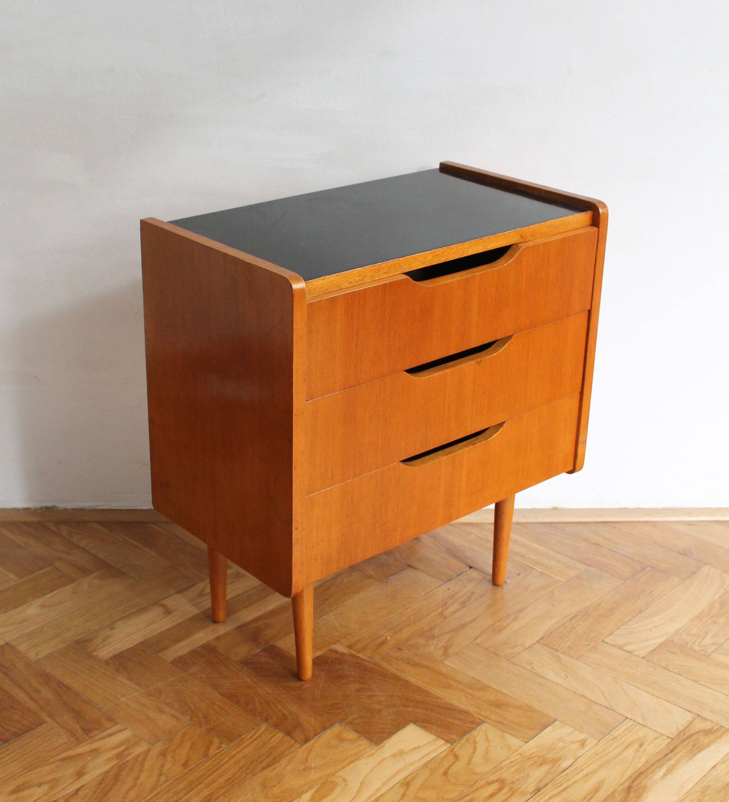 1960's Mid Century Nightstand by Novy Domov