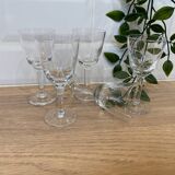 Set of 5 liquor glasses