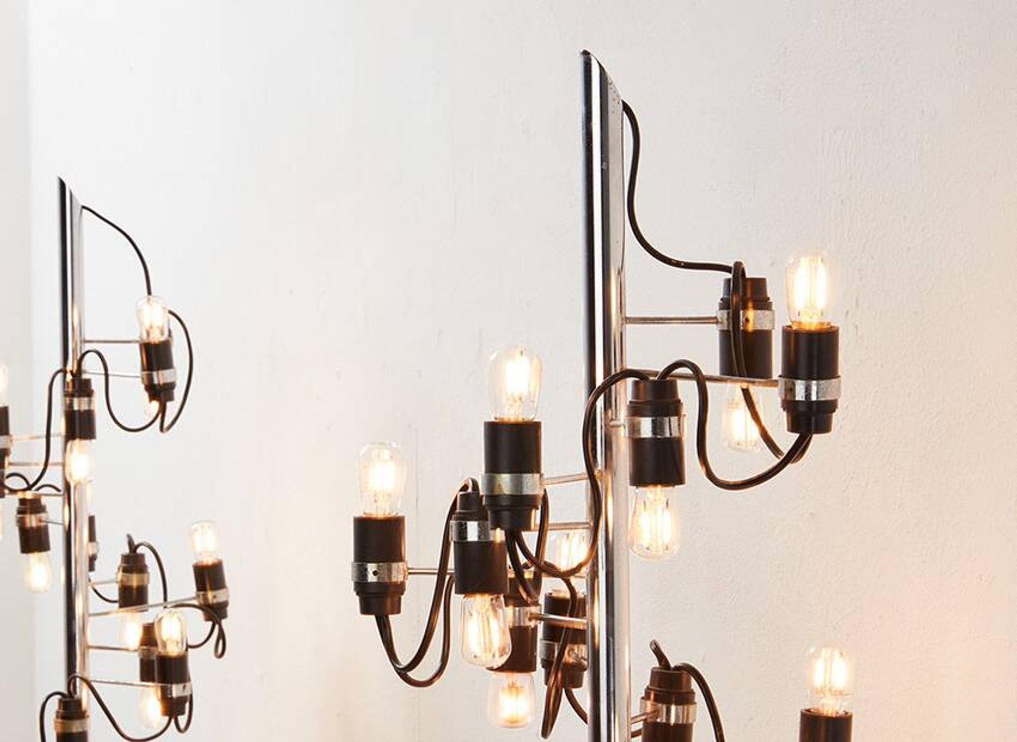 Gino Sarfatti Pair of Early Model 226 Wall Lights for Arteluce Italy 1959