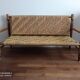Wooden bench and rope around 1950