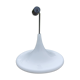 Tulip pendant lamp from the 70s in opaline glass Doria Leuchten