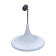 Tulip pendant lamp from the 70s in opaline glass Doria Leuchten