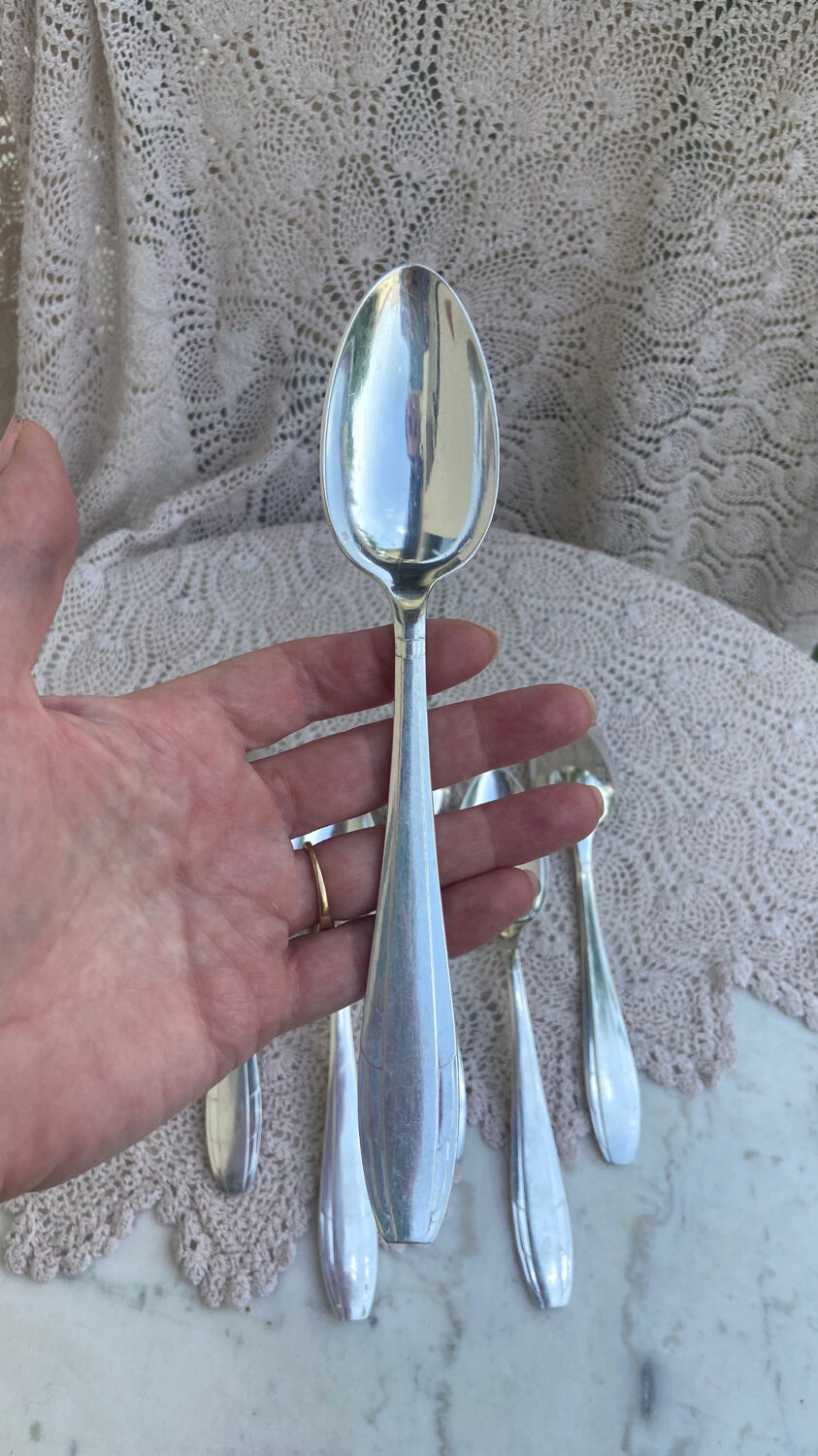 Apollo vintage 1950s silver-plated 35-piece cutlery set