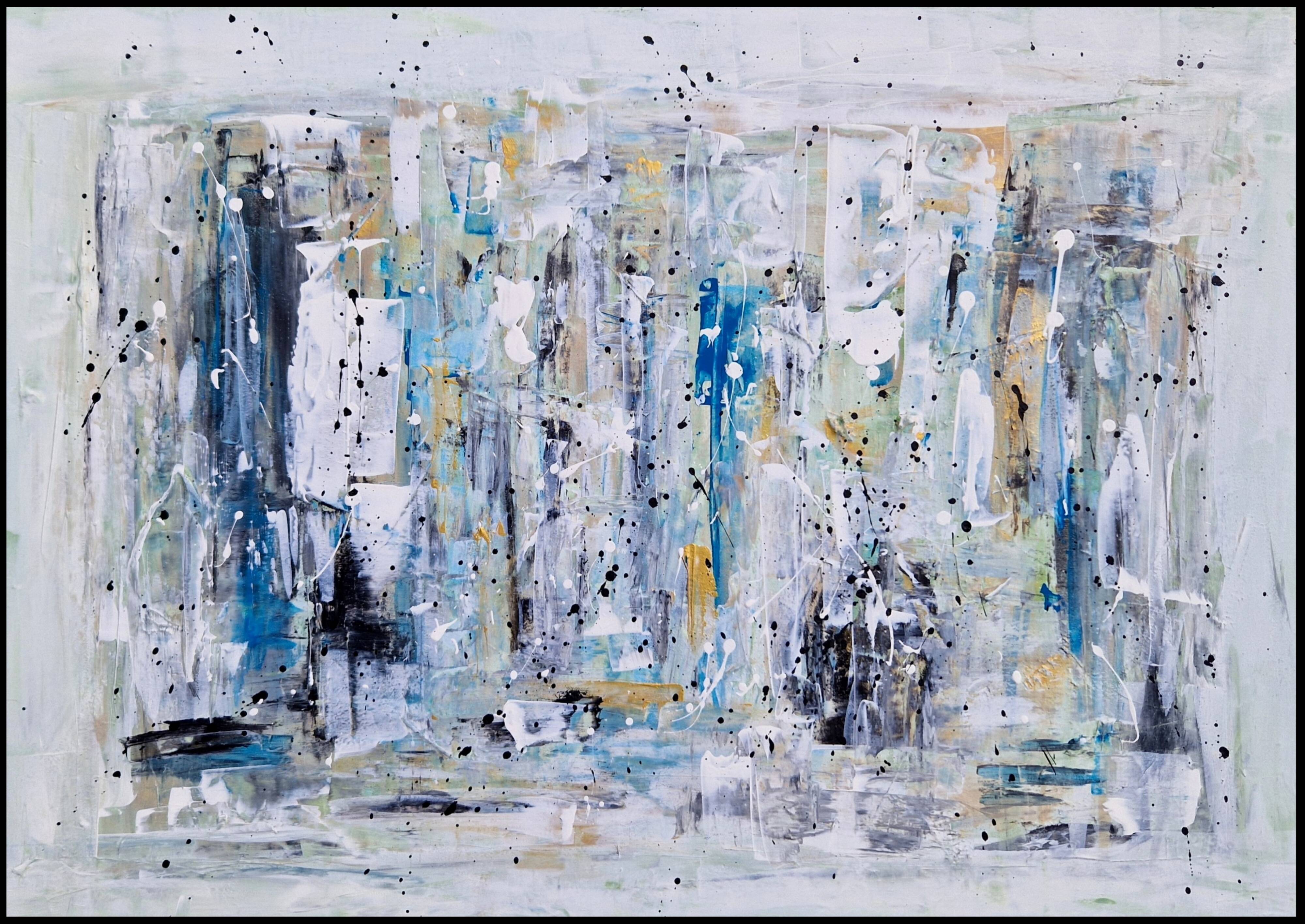 Abstract painting table