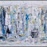 Abstract painting table