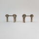 Pair of adjustable candlesticks