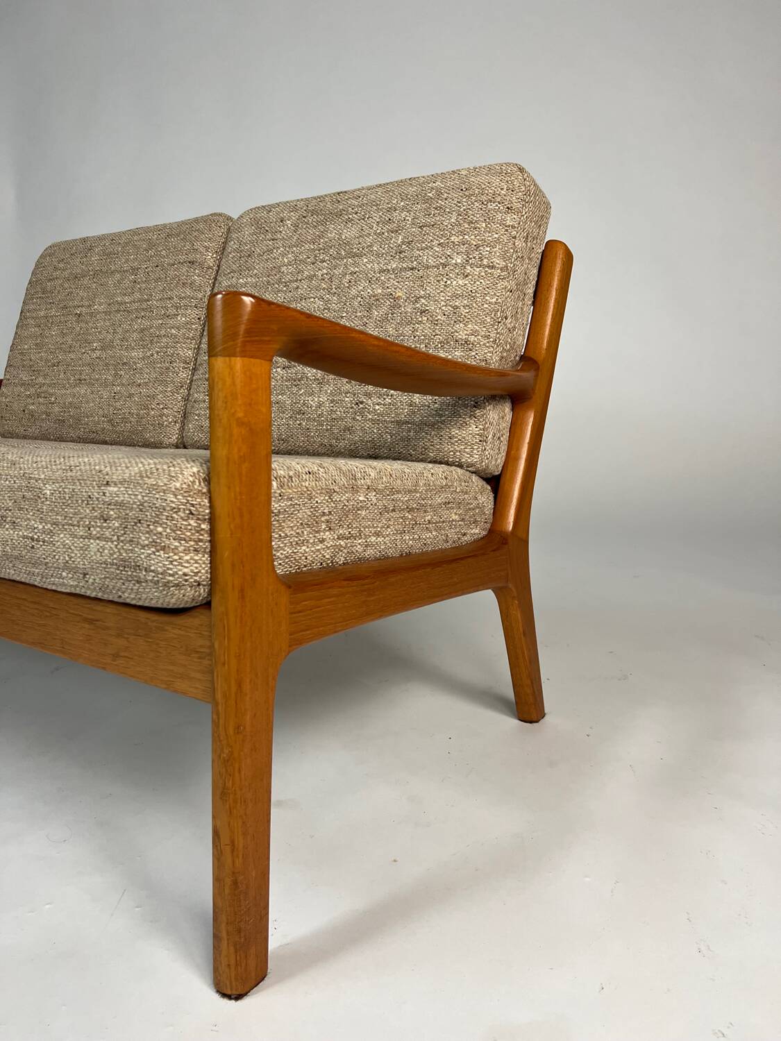 Danish teak 2-seater sofa couch Ole Wanscher vintage mid-century