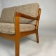Danish teak 2-seater sofa couch Ole Wanscher vintage mid-century