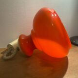 Vintage orange opaline pendant light