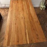 Acacia wood dining table - 203x102cm - Very good condition