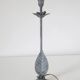 Table lamp – Vintage base and fringed floral shade